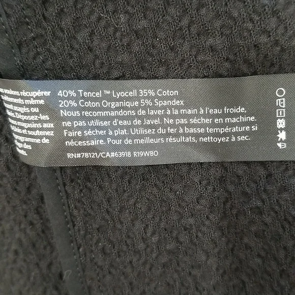 Eileen Fisher Black Notch Collar Jacket Women's Size 2X. NWT - Picture 7 of 9